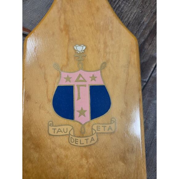 Vintage 1955 Indiana University Theta Xi Wooden Fraternity Paddle C.B. Dyer 22" - Picture 5 of 7